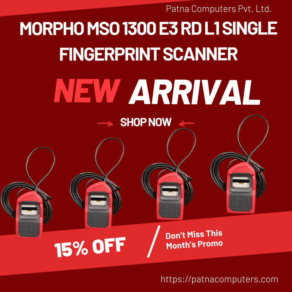 Morpho MSO 1300 E3 RD L1 Single Fingerprint Scanner Biometric Device